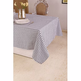 100% cotton tablecloth yarn dyed stripe