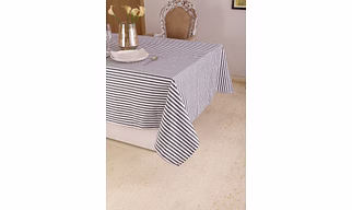100% Cotton Tablecloth Yarn Dyed Stripe