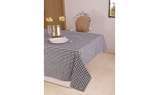100% Cotton yarn dyed Table Cloth Checkred