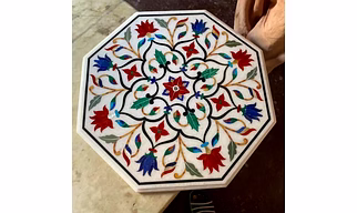 Marble Inlay Table Top