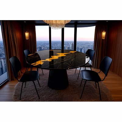 luxury home decor resin table