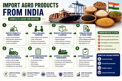 Import agro products from India complete guide for global buyers