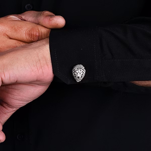 925 Sterling Silver , Pair of Cufflinks for Men`s Shirts