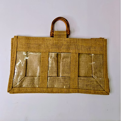 Jute Jar Bags-1,2,&amp; 3 windows-En1024