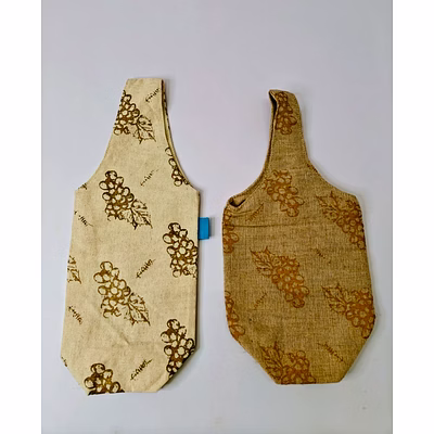 Cotton Wine Bottle Bags-4