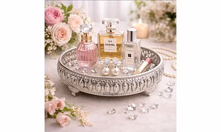 ZAZ brothers German silver tray best for home decor kitchen serving and also for gifting