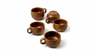 Mango Wood Tea Cup