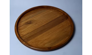 Classic Teak Wood Dining Plate