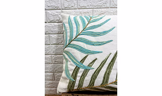 Handcrafted Cotton Cushion Cover Square Shape 18x18 Pillow Handmade