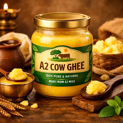 pure authenticity: premium a2 cow ghee