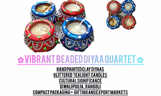 4 Pack Wax Matki Diya