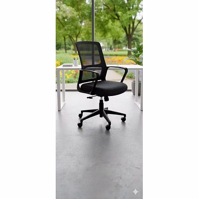 elitecomfort ergonomic mesh office chair (black)
