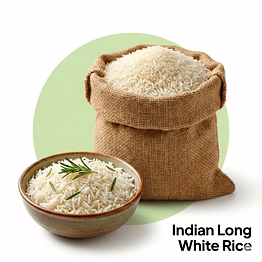 indian long white rice