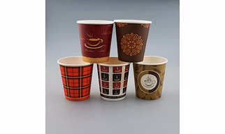 Single-Wall, Double-Wall & Ripple-Wall Paper Cups (8 oz / 237 ml, 12 oz / 355 ml, 16 oz / 473 ml, 20 oz / 591 ml).