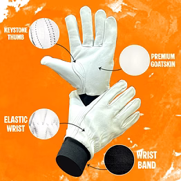 goat leather work gloves with elastic wrist, soft durable safety gloves for personal & industrial work