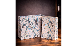 Sustainable Peacock Paper Bags with a Premium Finish | Tree-free Paper