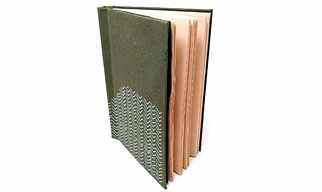 Premium Sustainable Tree-Free Blue Hardbound Notebook