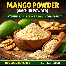 premium dehydrated mango powder (amchur powder) – natural food ingredient | export quality