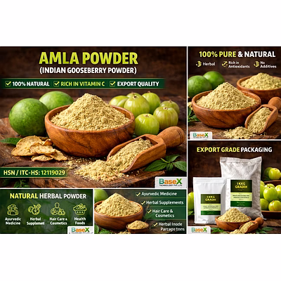 premium amla powder (indian gooseberry powder) – natural herbal powder | export quality | bulk supply