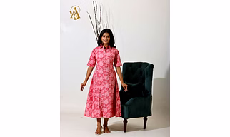 Gulrosa Bloom Midi Western Dress
