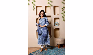Neelika Indigo Suit Set