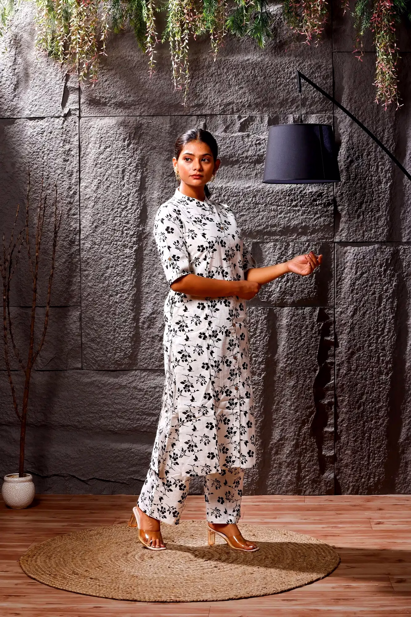 Monochrome Meadow Co-ord Set image 4