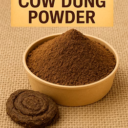 organic cow dung powder