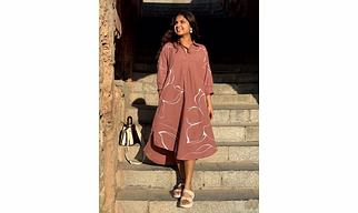 Mud Hand Paint Dress