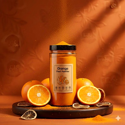 orange peel powder