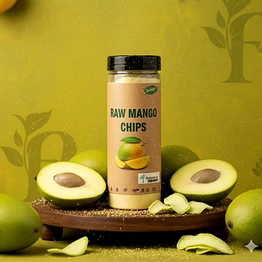 raw mango chips