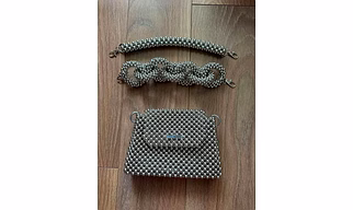 Pearl beads handbag women fashion