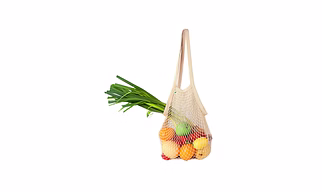ORGANIC COTTON MESH SHOPPING BAG