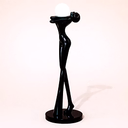 triivvayu designer 6ft polyresin artistic lamp - handcrafted sculpture light for interior design