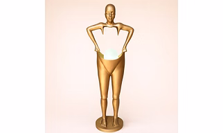 Triivvayu Man Abstract Floor Lamp - Modern Human Silhouette Lighting For Luxury Interior Design