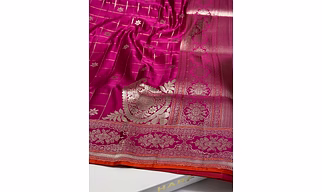 Banarasi Handwoven Pure Satin Silk