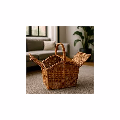 handcrafted bamboo baskets