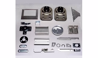 Pressed stamping components