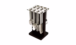 stainless steel cutlery set of 24