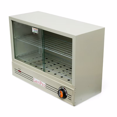 lavipro electric 25-piece capacity sliding door food warmer