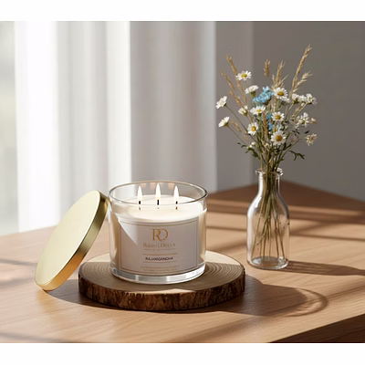 3-wick scented jar candle
