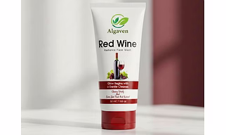 Red Wine Face Wash Enriched with Natural Antioxidants for Deep Cleansing, Skin Brightening and Anti-Aging Care