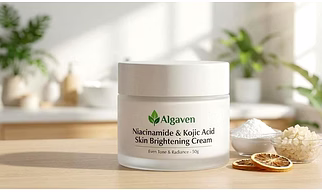 Niacinamide and Kojic Acid Skin Brightening Cream for Even Skin Tone, Pigmentation Reduction and Radiant Glow