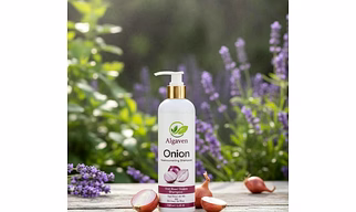 Red Onion Sulphate-Free Shampoo Enriched with Herbal Extracts for Hair Fall Control and Scalp Nourishment