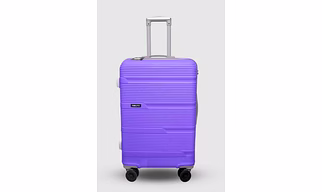 ABS Medium Check-in Suitcase (66 cm) 8 Wheels - Metrolite - Purple