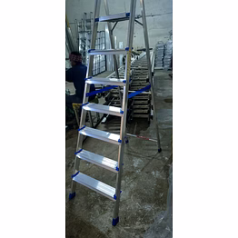 rzons heavy-duty aluminum household baby ladder 6 step