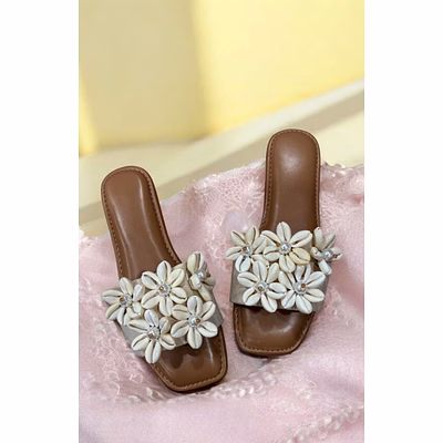 shell flower flas