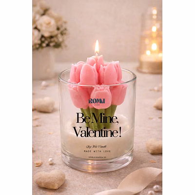 valentine scented candle