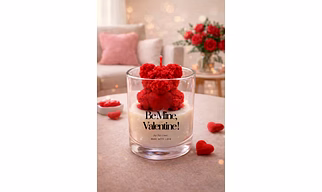 Valentine scented Candle