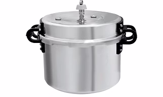 Kaviraj Aluminum Pressure Cooker 25 Ltrs - Bawarchi model, for commercial use, catering to the hotel & catering industry.