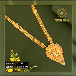 gold long necklace